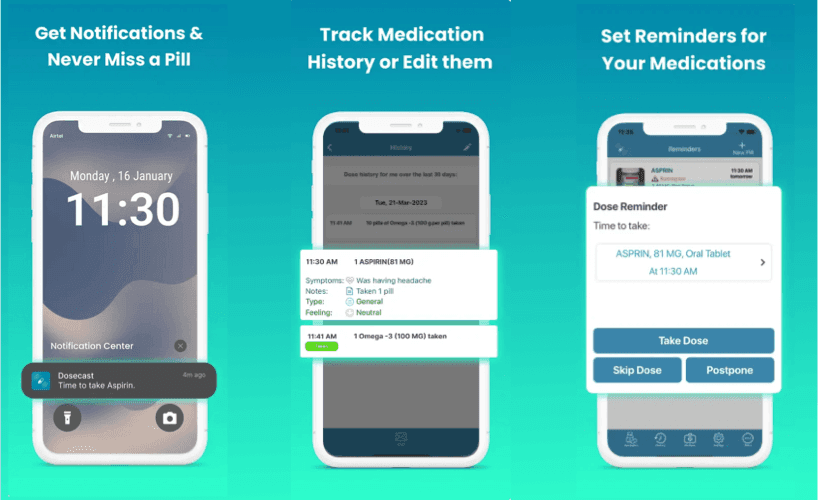 Dosecast: My Pill Reminder App